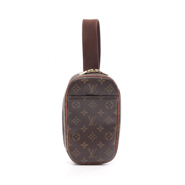 LOUIS VUITTON Pochette Gange Waist Belt bag M51870 Monogram canvas leather Used