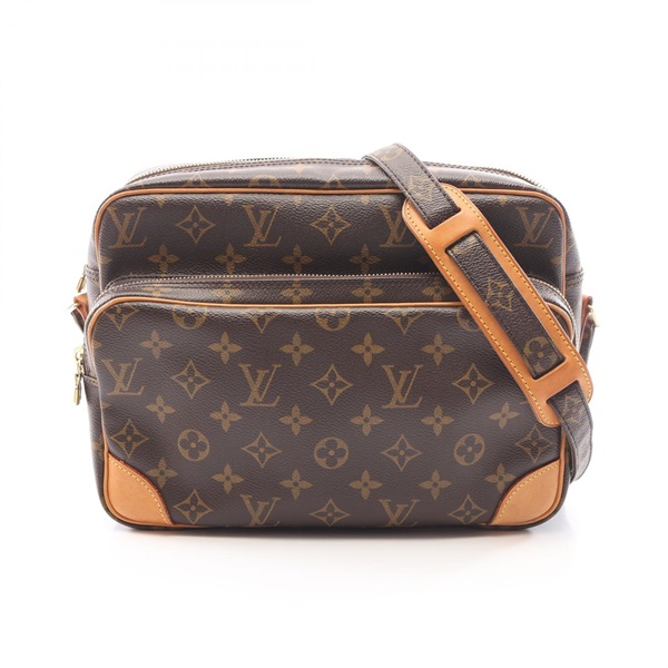 LOUIS VUITTON Nile Shoulder Crossbody Bag M45244 Monogram canvas leather Used LV