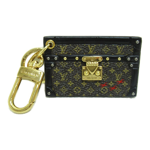 LOUIS VUITTON Petite Malle key ring holder M78618 Monogram canvas Brown Used