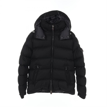 MONCLER MONTGENEVRE Down jacket 40338 wool Black Used mens size 1