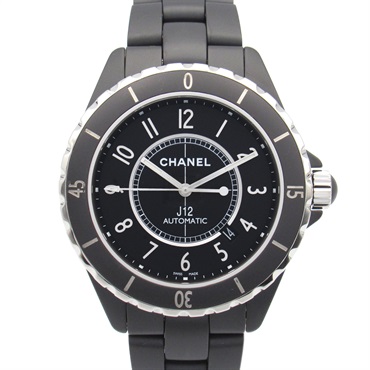 CHANEL J12 Matte Black Wrist Watch H3131 Automatic winding ceramic Used mens CC