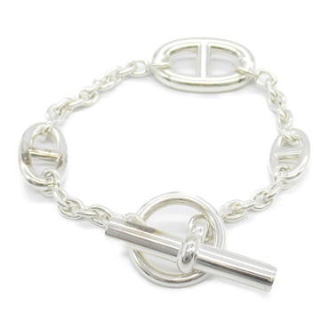 HERMES Chaine dancre Farandole Bracelet 23AB371863 Silver925 Used Women