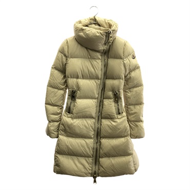 MONCLER Down jacket with Zipper 2016AW Nylon Beige #00 Used Women
