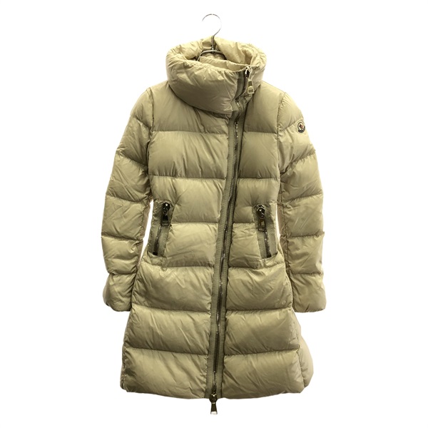 MONCLER Down jacket with Zipper 2016AW Nylon Beige #00 Used Women