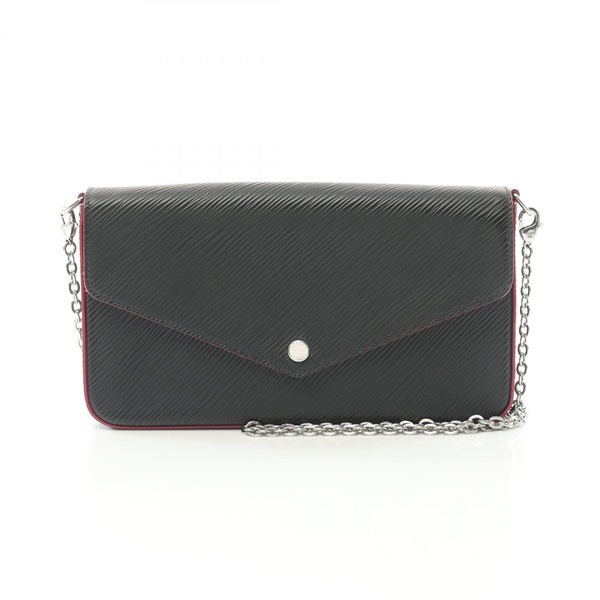 LOUIS VUITTON Pochette felicie Shoulder Bag M64579 Epi leather Black Pink Used