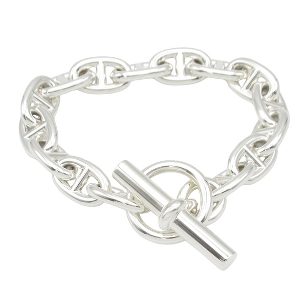 HERMES Chaine d'Ancre MM Bracelet 15 links Silver925 Used unisex