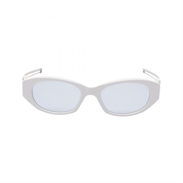 MONCLER Eyewear Sunglasses Metal / Plastic White Silver Used mens