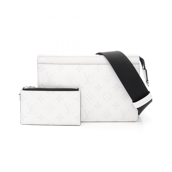 LOUIS VUITTON Gaston wearable wallet Shoulder Bag M30935 Taigarama White Used LV