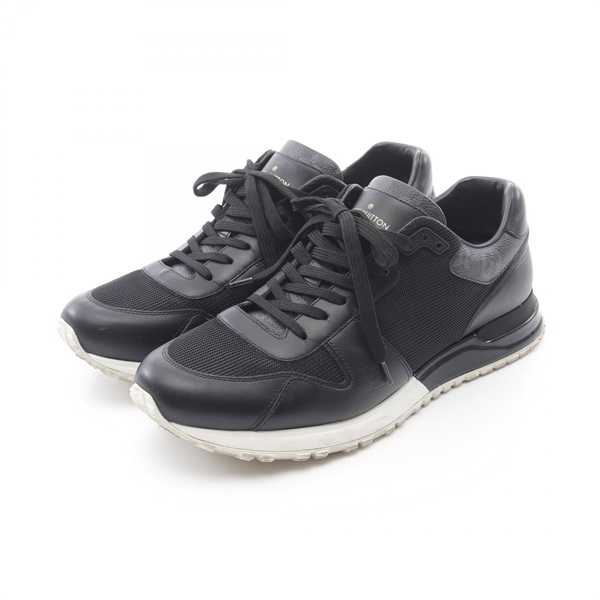 LOUIS VUITTON Runaway line sneakers Monogram eclipse canvas Black mens ＃7 1/2