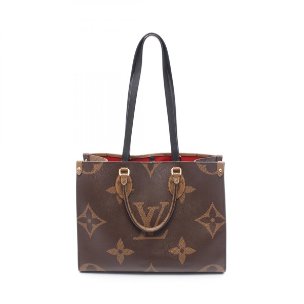 LOUIS VUITTON On the Go MM Shoulder Tote Bag M45321 Monogram Giant canvas Used