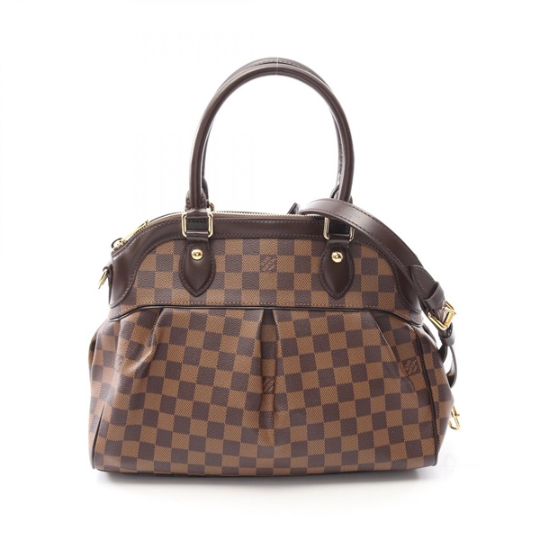 LOUIS VUITTON Trevi PM Shoulder Handbag N51997 Damier canvas Ebene Used Women LV