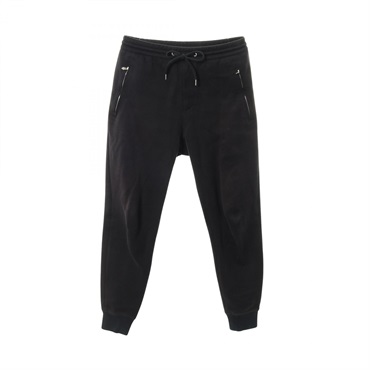 HERMES Pants cotton Nylon Black Used mens size 38