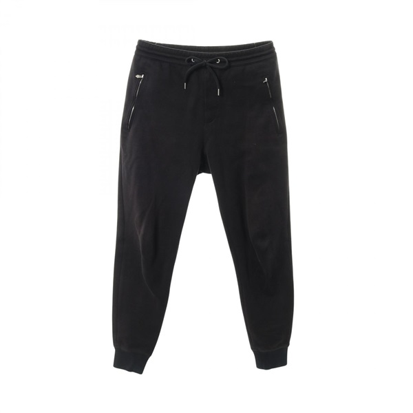 HERMES Pants cotton Nylon Black Used mens size 38