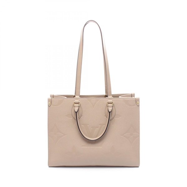 LOUIS VUITTON OntheGo MM Shoulder Tote Bag M45607 Monogram empreinte leather LV