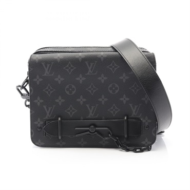 LOUIS VUITTON Steamer Messenger Shoulder crossbody Bag M45585 Monogram eclipse