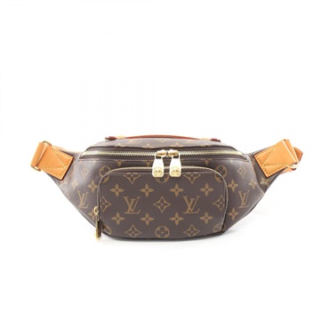 LOUIS VUITTON Rush Bum Bag Monogram Archive M14019 canvas leather Brown Used LV