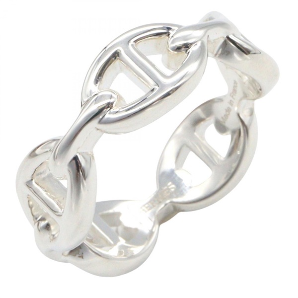 HERMES Chaine dancre Ring Silver925 Used women US size 6.75 #55