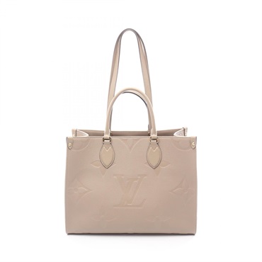 LOUIS VUITTON On the Go MM Shoulder Tote Bag M45607 Monogram empreinte leather