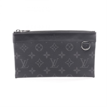 LOUIS VUITTON Discovery PM Pochette Clutch bag M44323Monogram Eclipse Black used