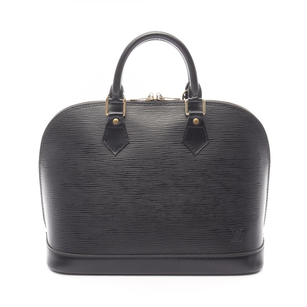 LOUIS VUITTON Alma Handbag M52142 Epi leather Black Used Women