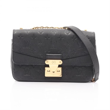 LOUIS VUITTON Marceau chain Shoulder Bag M46200 Monogram empreinte leather Noir