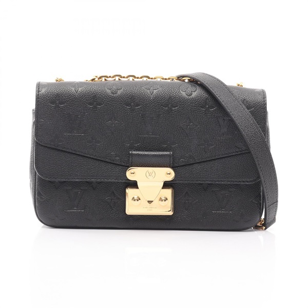 LOUIS VUITTON Marceau chain Shoulder Bag M46200 Monogram empreinte leather Noir