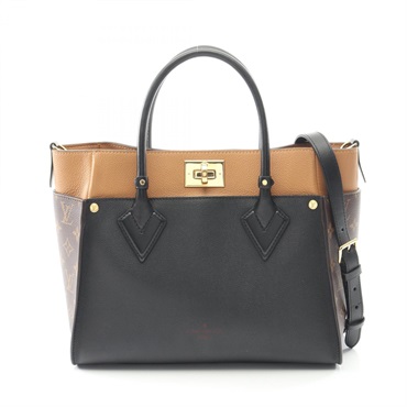 LOUIS VUITTON On My Side MM Shoulder Handbag M53823 Monogram leather Noir Used