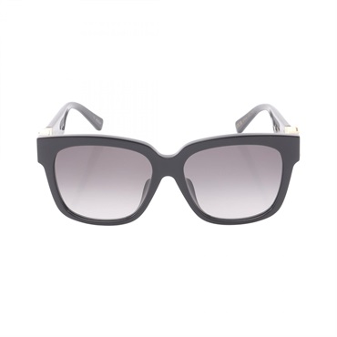 LOUIS VUITTON LV GO‐14 sunglasses Plastic Black Gold Used Women