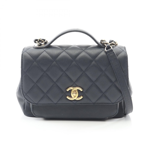 CHANEL Business Affinity Matelasse Shoulder crossbody Bag A93607 Calfskin GHW