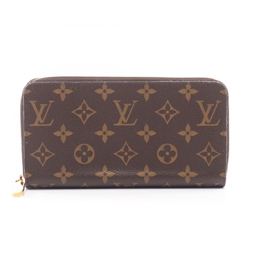 LOUIS VUITTON Zippy wallet Around long wallet purse M41895 Monogram Pink Used LV