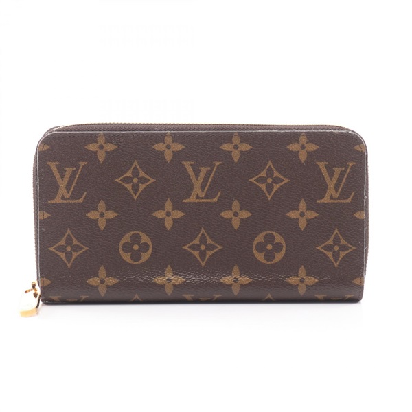 LOUIS VUITTON Zippy wallet Around long wallet purse M41895 Monogram Pink Used LV