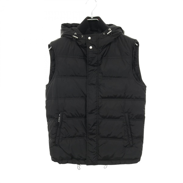 GUCCI Down Vest 244169 Nylon Black #46 Used mens