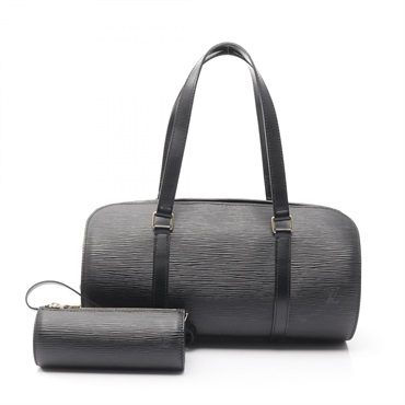 LOUIS VUITTON Soufflot Handbag M52222 Epi leather Noir Used Women