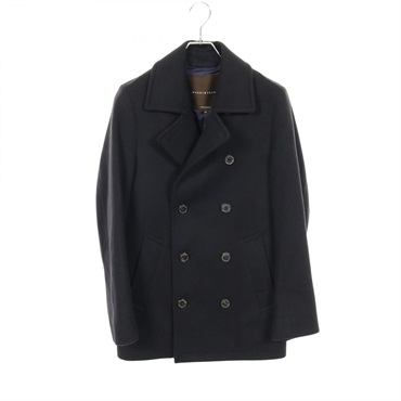 Mackintosh pea coat wool Black #36 Used mens