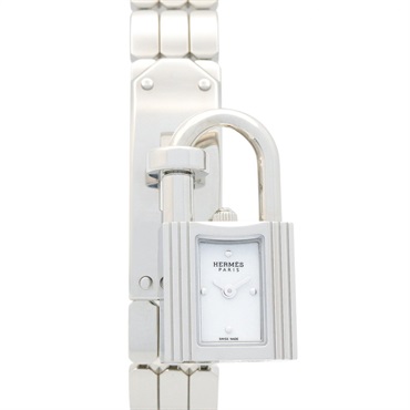 HERMES Kelly watch Wrist Watch KE4.110 Quartz Stainless Steel Used Women