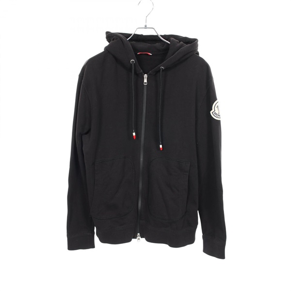 MONCLER GENIUS 2 MONCLER 1952 Hoodie Sweatshirt 8G70500 cotton Black Used size L
