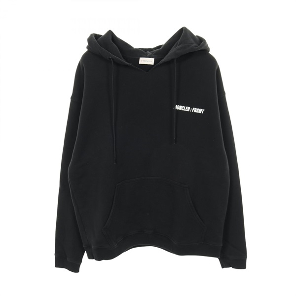 MONCLER GENIUS 7 FRAGMENT HIROSHI FUJIWARA Hoodie #L sweatshirt cotton Black