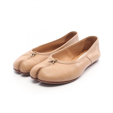 Maison Margiela 22 TABI Ballerina pumps flat shoes #36 leather Beige Used Women