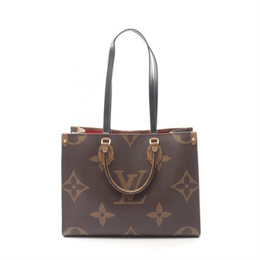 LOUIS VUITTON On the Go MM Tote shoulder Bag M45321 Monogram Giant Reverse used