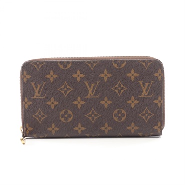 LOUIS VUITTON Zippy Organizer Long wallet M60002 Monogram canvas Brown Used LV