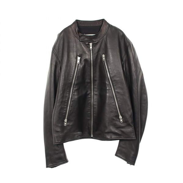 Maison Margiela 14 5 zip figure eight Riders jacket leather Brown #52 Used mens