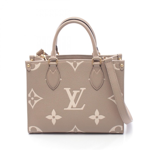 LOUIS VUITTON On the Go PM Bicolor shoulder crossbody Handbag M45779 leather LV