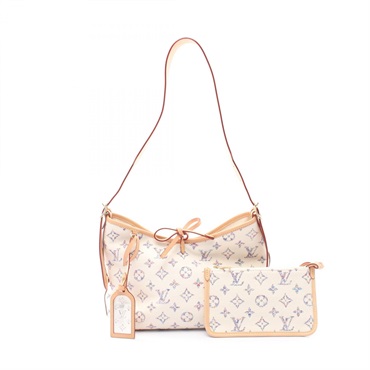 LOUIS VUITTON Carryall NM PM Shoulder Bag M24707 Monogram Jacquard leather used