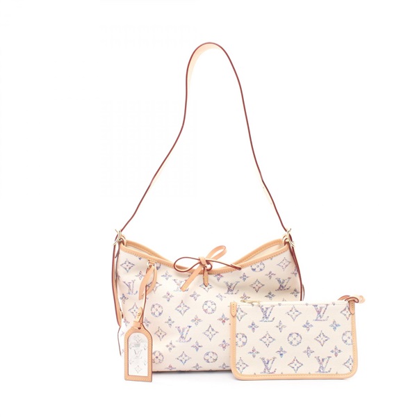LOUIS VUITTON Carryall NM PM Shoulder Bag M24707 Monogram Jacquard leather used