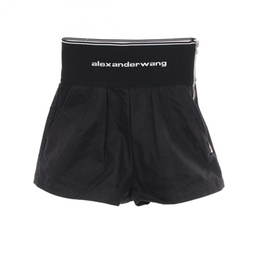 alexanderwang Shorts Denim pants #0 cotton Black Used Women