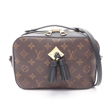 LOUIS VUITTON Saintonge Shoulder Hand Bag M43555 Monogram canvas Brown Used LV