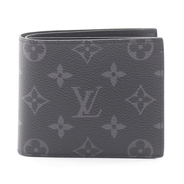 LOUIS VUITTON Portefeuille Marco NM Wallet M62545 Monogram eclipse Black Used LV