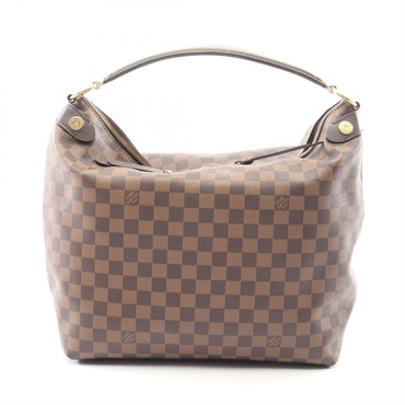LOUIS VUITTON Duomo Hobo Shoulder Handbag N41861 Damier Ebene canvas Brown Used