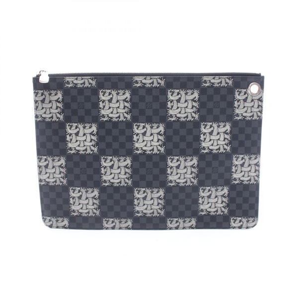 LOUIS VUITTON Pochette Jules GM Christopher Nemeth Business Clutch Bag N61232 LV