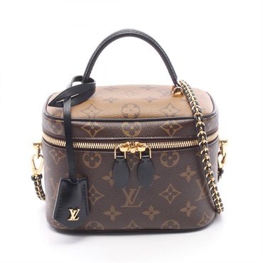LOUIS VUITTON Vanity NV PM Chain Crossbody Handbag M45165 Monogram Reverse Used